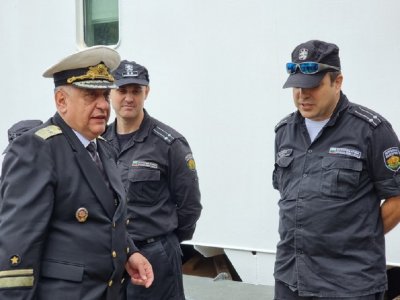 Българският военен научноизследователски кораб Св св Кирил и Методий пристигна