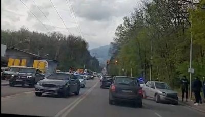 Катастрофа до Ловния парк в София