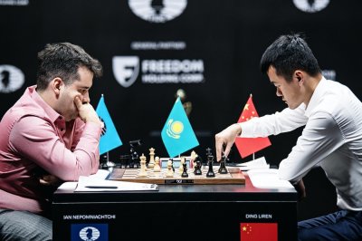Осмата партия за световната титла по шахмат между Ян Непомнящий
