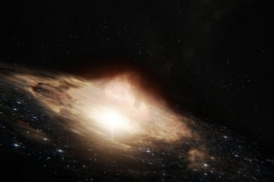 Астрономи разкриха как се запалват квазарите