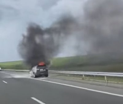 Колата която се запали на магистрала Тракия е на  Гранична