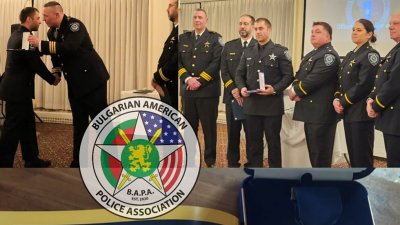Български полицай получи медал за геройство в американския щат Илинойс