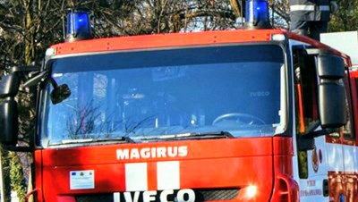 Пожар в старото пътно управление между София и Ботевград