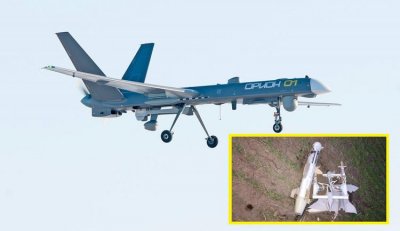 Украинците свалиха над Херсон руски дрон с авиобомба КАБ-20 