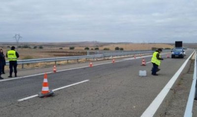Автомобил се е запалил на 105 ия километър на автомагистрала Тракия