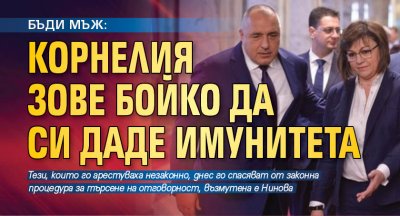 Лидерът на БСП Корнелия Нинова призова Бойко Борисов сам да