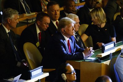 Доналд Тръмп изненадващо се появи на световната среща на ООН за климата