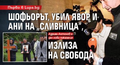 Първо в Lupa.bg: Шофьорът, убил Явор и Ани на "Сливница", излиза на свобода 