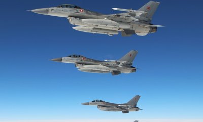 Дания вече обучава украински пилоти на F-16