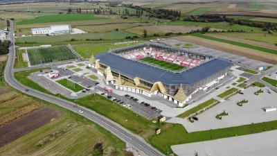 Вижте на какъв прекрасен стадион ще играе ЦСКА в Румъния (СНИМКИ)