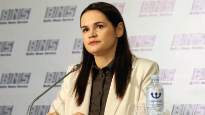 Намиращата се в изгнание лидерка на беларуската опозиция Светлана Тихановска обяви че