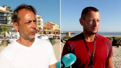 Французинът и спасителят, били се за чадър на плажа в Поморие, проговориха 
