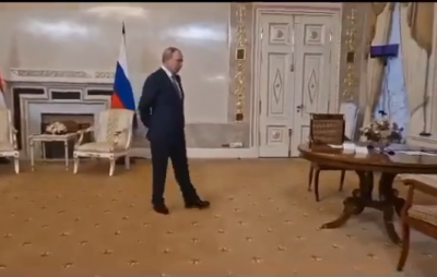 Владимир Путин бе заснет видимо изнервен да чака за среща