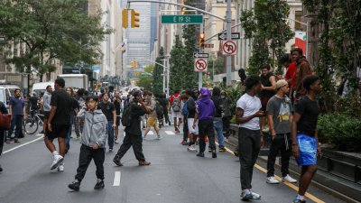 Хаос в Манхатън Събитие организирано от известен в социалните мрежи