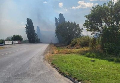 Голям пожар край петричкото село Кърналово 