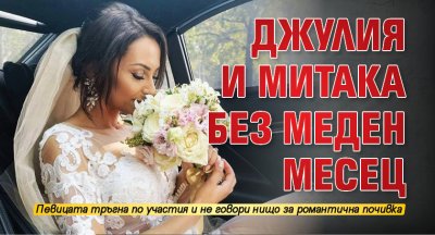 Джулия и Митака без меден месец