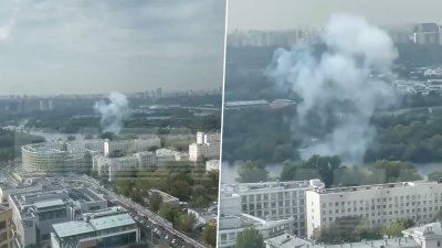 Телеграм каналът Baza пише за експлозия в района на Карамишевская набережная  в