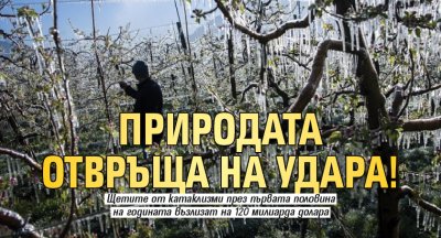 Природата отвръща на удара!