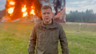 Руски дронове унищожиха склад за гориво в западната Ровненска област в