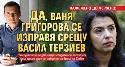 НАЖЕЖЕНО ДО ЧЕРВЕНО: Да, Ваня Григорова се изправя срещу Васил Терзиев