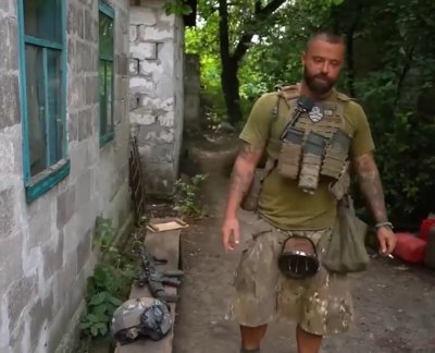 Шотландски доброволец в украинската армия воюва в килт