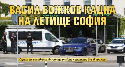 Обявеният за издирване бизнесмен Васил Божков кацна в София Очаква