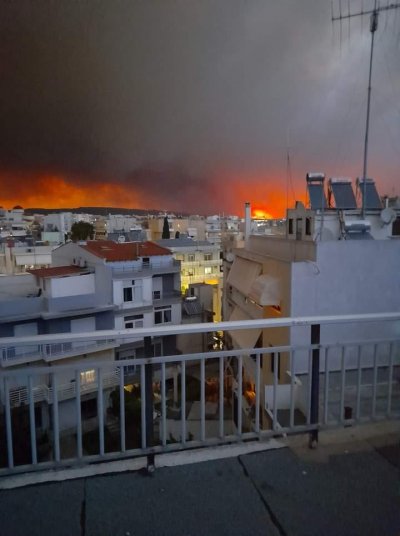 Български турист с разказ за ситуацията с пожарите в Гърция