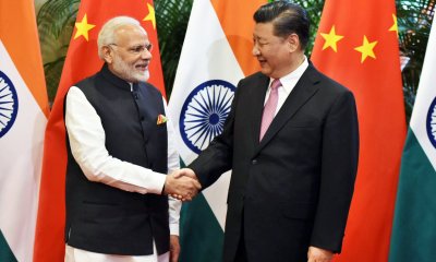 Премиерът на Индия Нарендра Моди и лидерът на Китай Си