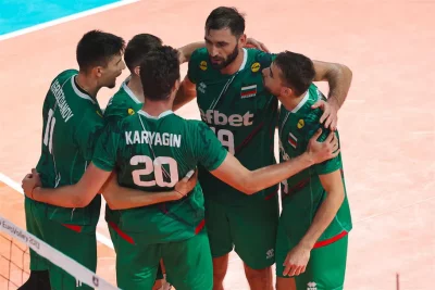 Волейболистите от националния отбор на България излизат срещу Финландия в