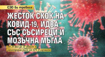 СЗО би тревога: Жесток скок на Ковид-19, идва със съсиреци и мозъчна мъгла