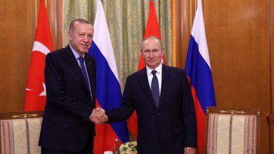Президентът на Русия Владимир Путин каза на турския си колега