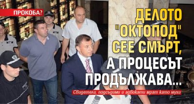 ПРОКОБА? Делото "Октопод" сее смърт, а процесът продължава...