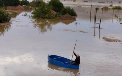 В цялата гръцка префектура Лариса продължава наводнението предизвикано от разливането на