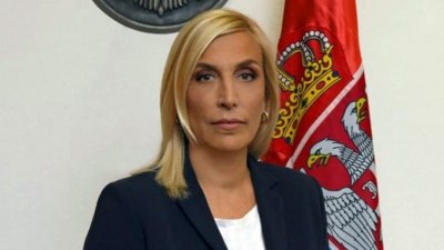 Сръбският министър на правосъдието Мая Попович заяви в интервю за