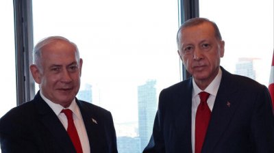 Турският президент Реджеп Ердоган се срещна с израелския премиер Бенямин Нетаняху съобщи Дирекцията