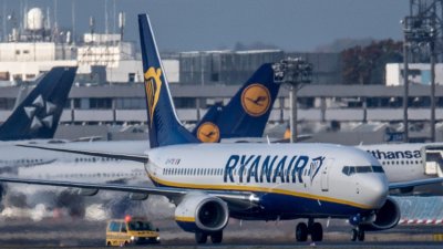За зимата: Ryanair реже полети от летище София