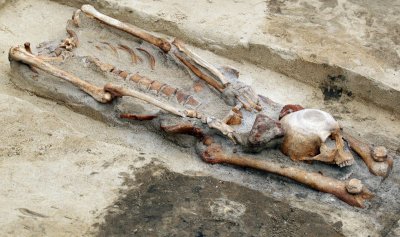 Археолози изровиха останките на шестгодишно дете като са успели да