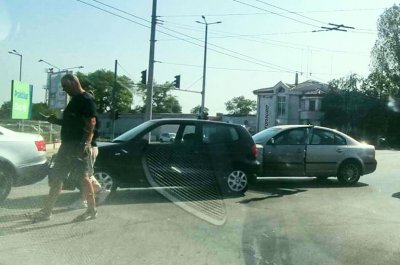 Верижна катастрофа в Пловдив
