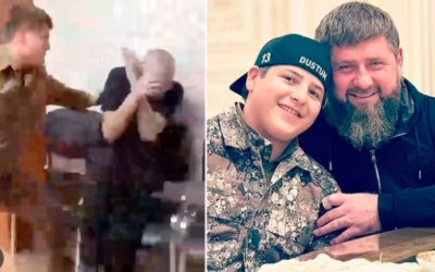 Синът на чеченския лидер Рамзан Кадиров 15 годишният Адам Кадиров бе