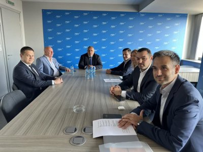 Лидерът на ГЕРБ Бойко Борисов се срещна с шефовете на