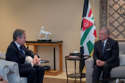 Държавният секретар на САЩ Антъни Блинкън се срещна с йорданския