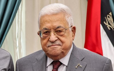 Палестинският президент Махмуд Абас за когото се говори че е