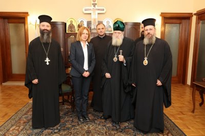 Българският патриарх Неофит прие днес кмета на София Йорданка Фандъкова