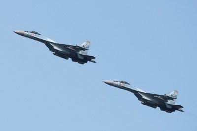 Украйна каза в сряда че руски военни самолети са хвърлили