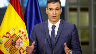 Министър председателят на Испания Педро Санчес призова Израел да прекрати безразборното избиване  на