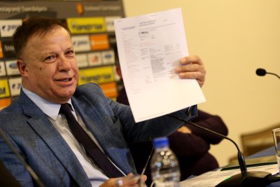 Изпълнителният директор на Българския футболен съюз Борислав Попов коментира сагата