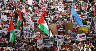 Над 300 000 в Лондон подкрепиха Палестина 
