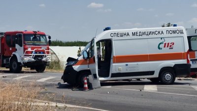 Тежка катастрофа на магистрала Тракия в посока София Ударили са