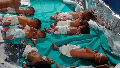 Най малко 30 недоносени бебета бяха евакуирани днес от главната болница