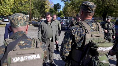 Вътрешният министър на Сърбия Братислав Гашич заяви че гранична полиция